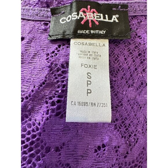 Cosabella Purple Lace Lingerie 2 Pcs Set SPP - Picture 9 of 14